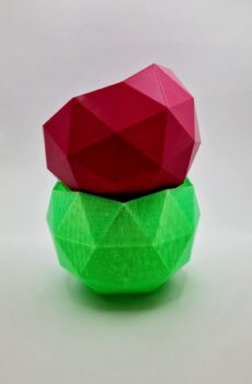 3D-prinditud geomeetriline kauss
