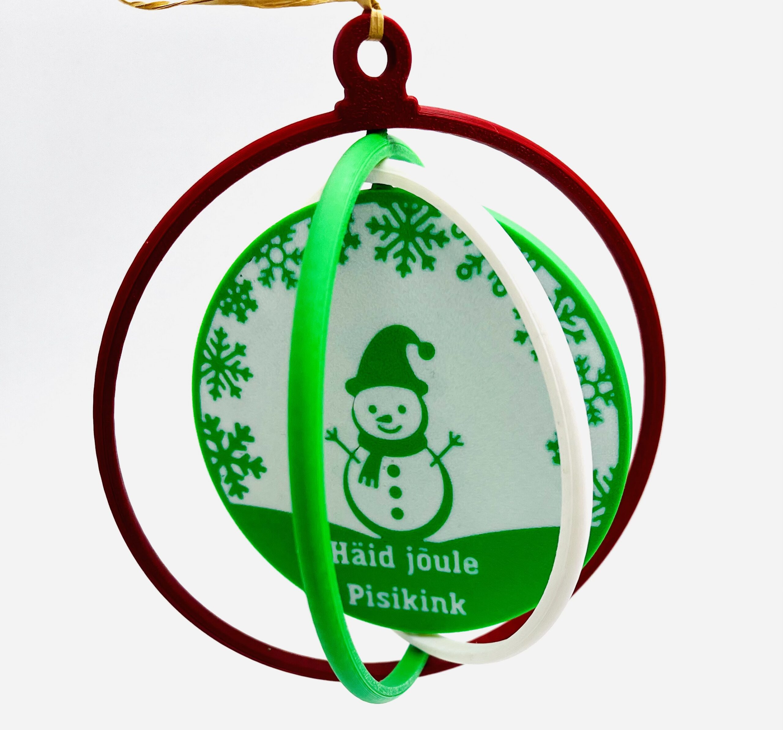 Jõulukaunistus – Isikupärastatav sõnum